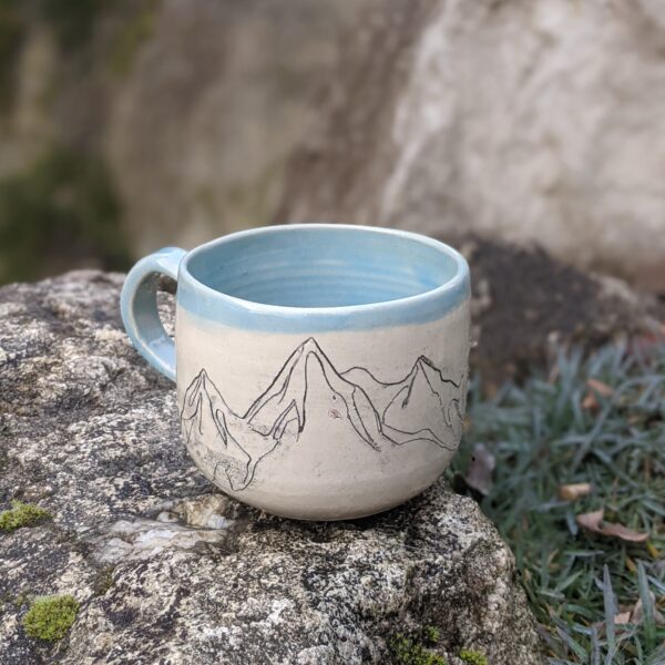 Filiżanka Mountain Stories - turkus 250 ml