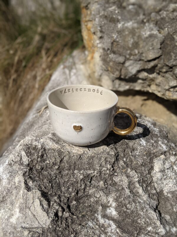 Filiżanka stracciatella d'oro