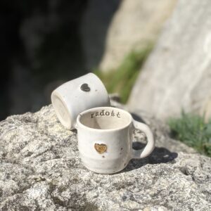 Filiżanka espresso stracciatella d'oro