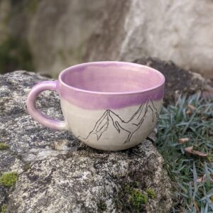 Filiżanka Mountain Stories - róż 200 ml