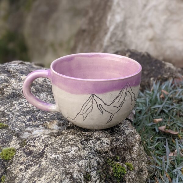 Filiżanka Mountain Stories - róż 200 ml