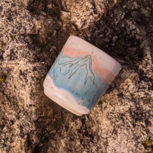 Czarka Misty Mountains pink blue