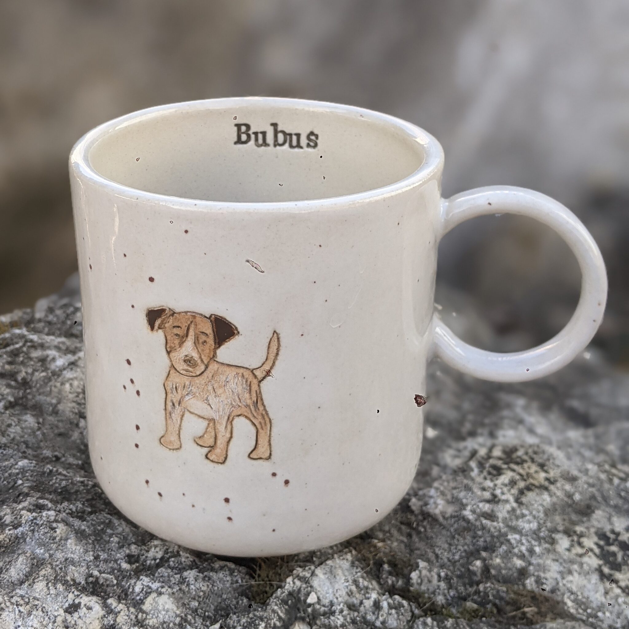 Kubek z psem Jack Russel